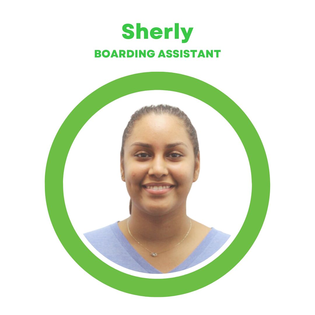 Sherly, Boarding Assistant at SODO Veterinary Hospital in Orlando, FL. 